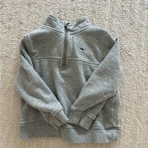 Vineyard Vines Toddler Boyd Gray Half Zip